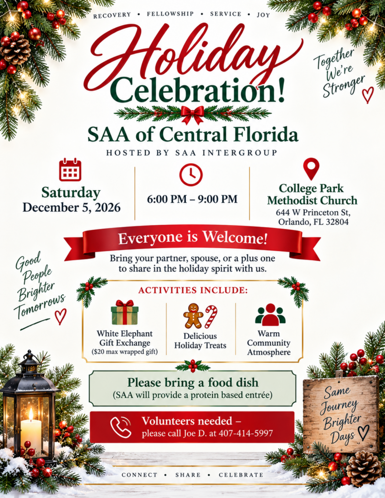 2026 SAA Holiday Party Flyer